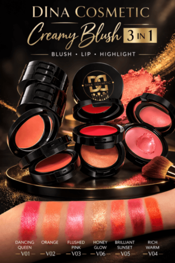 3-in-1 creamy Blush + Lips + Highlight view