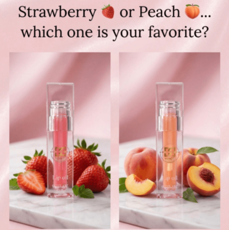 Flavored LLip oil